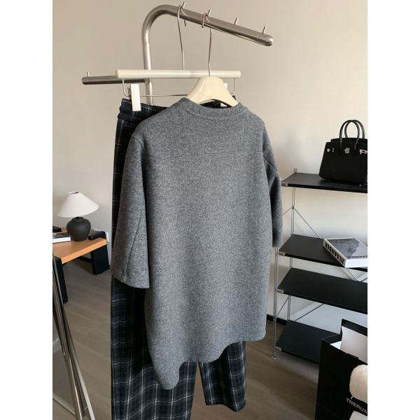 鬆弛慵懶感寬鬆五分袖顯瘦大版T 鬆弛慵懶感寬鬆五分袖顯瘦大版T