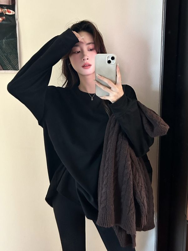 寬鬆大版不拘束休閒棉T-4色 寬鬆大版不拘束休閒棉T-4色