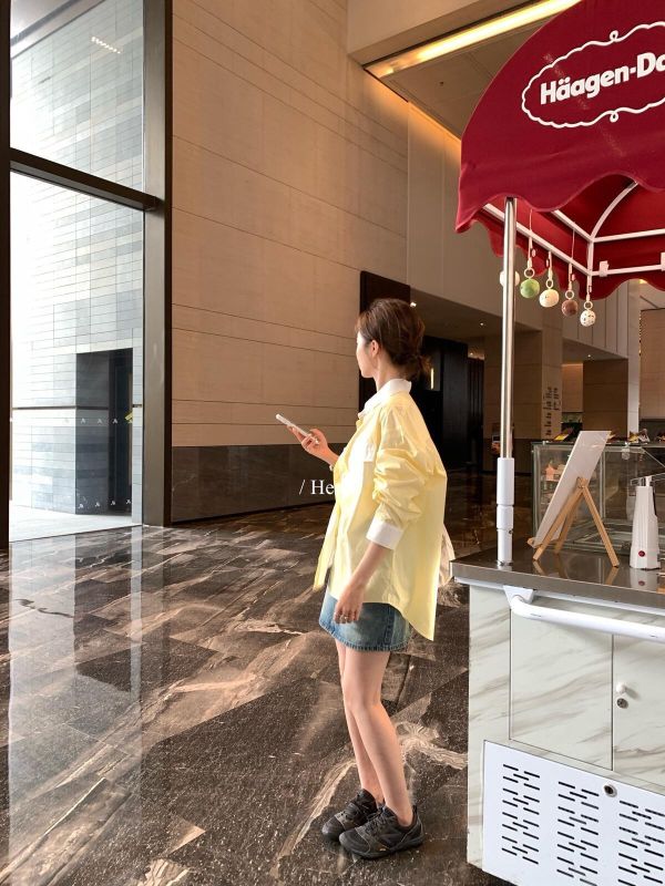 日常簡約高知細條紋口袋襯衫上衣-3色 日常簡約高知細條紋口袋襯衫上衣-3色