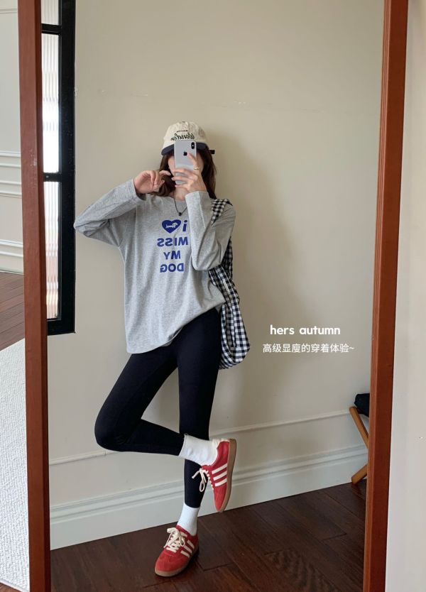 自帶瘦腿濾鏡的塑形0壓感打底褲-4色 自帶瘦腿濾鏡的塑形0壓感打底褲-4色