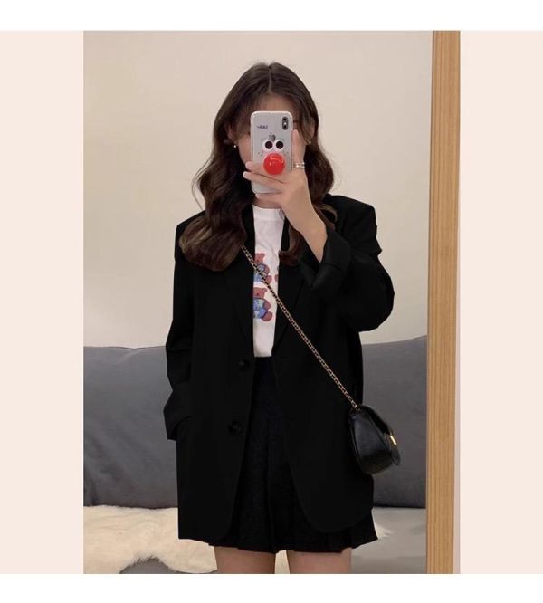 自帶挺度 薄款氣質休閒小西服-3色 自帶挺度 薄款氣質休閒小西服-3色