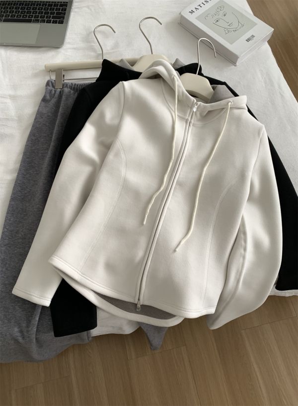 加厚保暖羊毛保暖連帽外套-2色 加厚保暖羊毛保暖連帽外套-2色