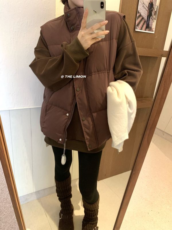 加絨寬鬆 慵懶減齡實穿棉衣-4色 加絨寬鬆 慵懶減齡實穿棉衣-4色