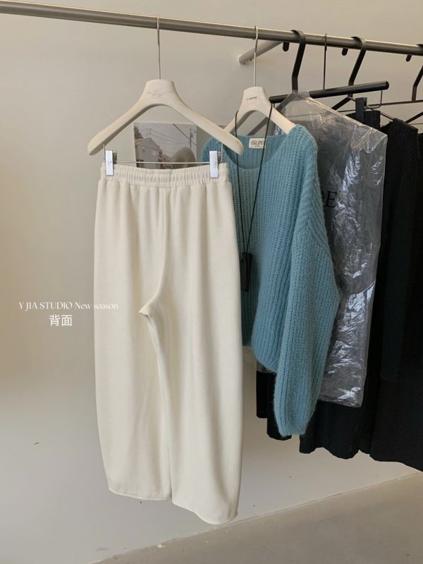 加絨加厚寬鬆彎刀休閒褲-2色 加絨加厚寬鬆彎刀休閒褲-2色