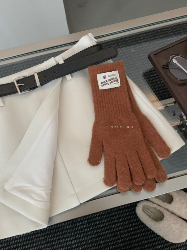 毛呢厚實直筒半身裙-3色 毛呢厚實直筒半身裙-3色