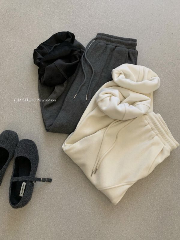 加絨加厚寬鬆彎刀休閒褲-2色 加絨加厚寬鬆彎刀休閒褲-2色