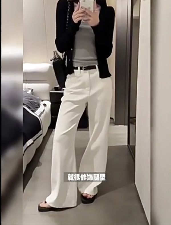衣櫥一定要有一件好版型氣質白色牛仔 衣櫥一定要有一件好版型氣質白色牛仔
