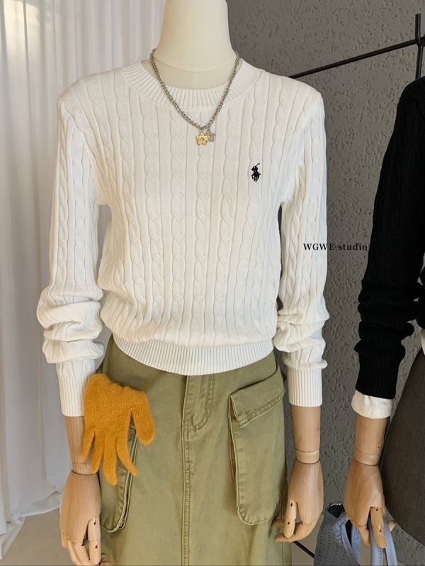 韓系休閒修身短款針織上衣-3色 韓系休閒修身短款針織上衣-3色