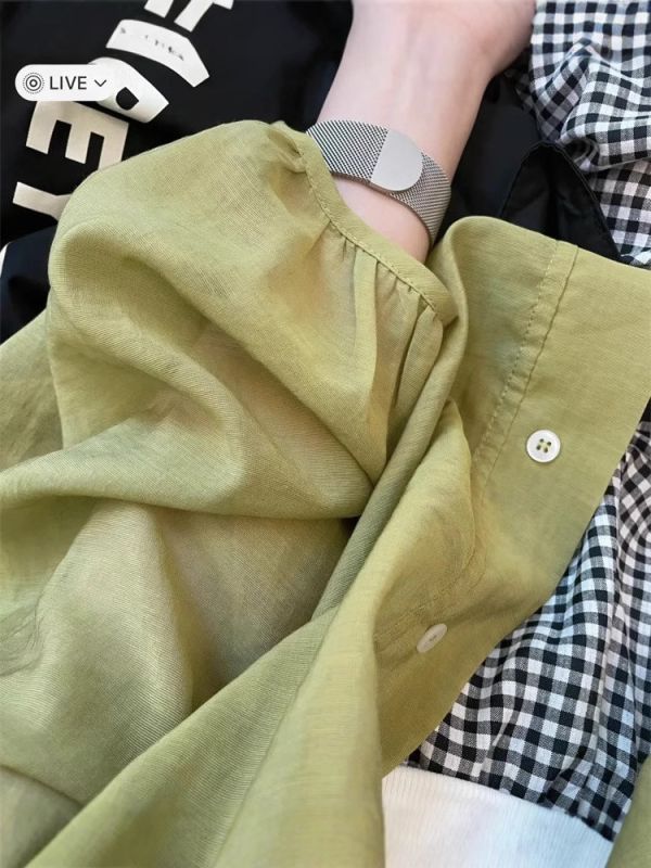 輕薄透氣顯白防曬百搭開衫外套-4色 輕薄透氣顯白防曬百搭開衫外套-4色
