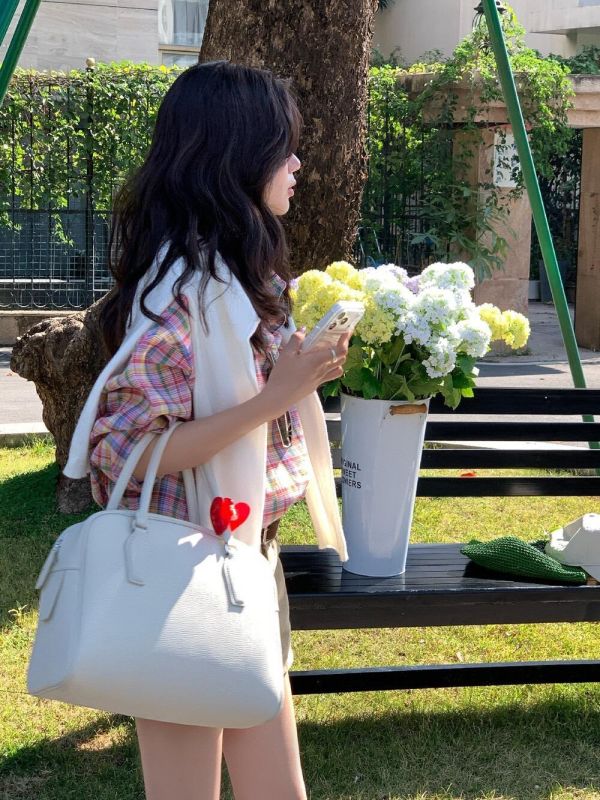 韓風寬鬆彩格休閒防曬襯衫上衣 韓風寬鬆彩格休閒防曬襯衫上衣