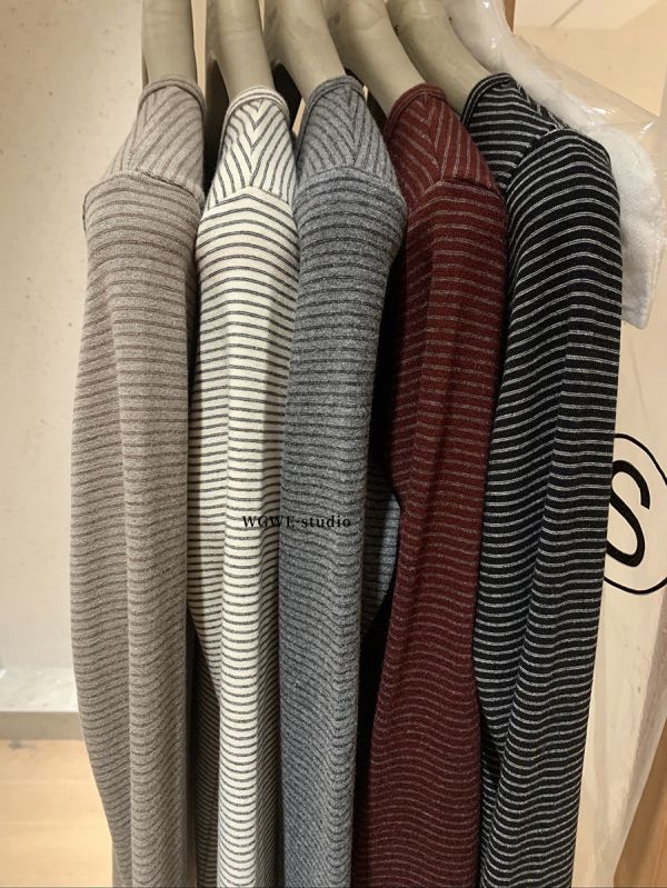 韓系條紋撞色百搭修身顯瘦T恤-5色 韓系條紋撞色百搭修身顯瘦T恤-5色