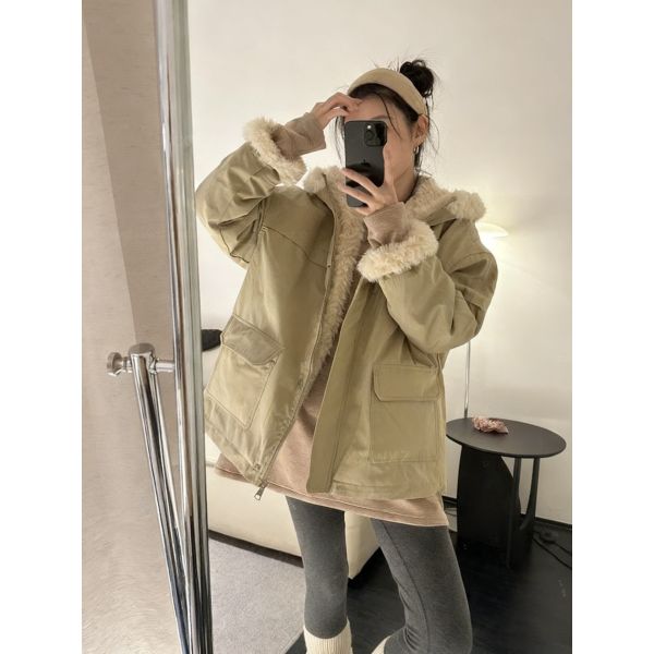 好搭派克服休閒厚款寬鬆休閒外套 好搭派克服休閒厚款寬鬆休閒外套