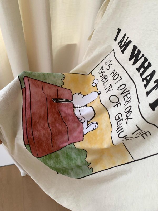 休閒趣味史努比印花T恤 休閒趣味史努比印花T恤