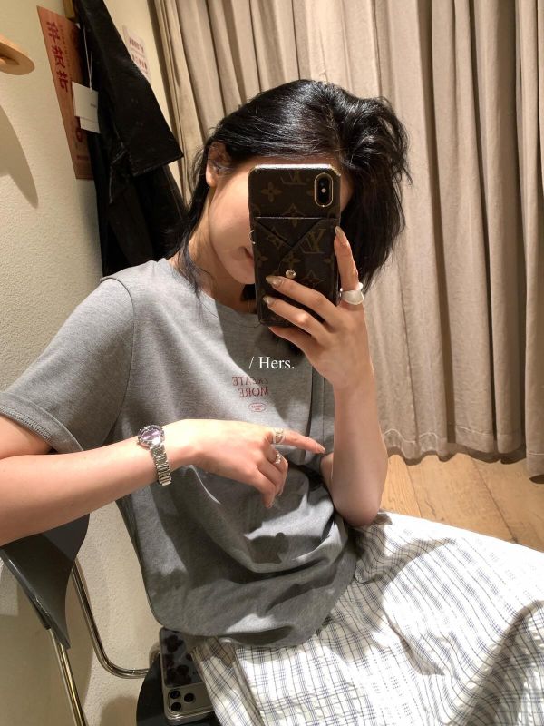 質感簡約字母印花T恤-4色 質感簡約字母印花T恤-4色