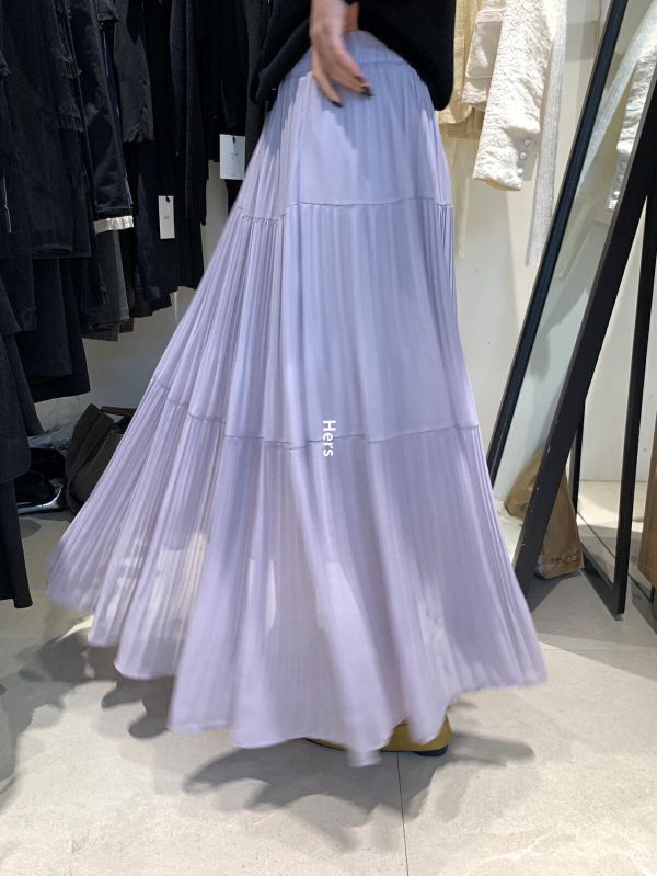 高品質簡約氣質小女人壓褶半身裙-3色 高品質簡約氣質小女人壓褶半身裙-3色