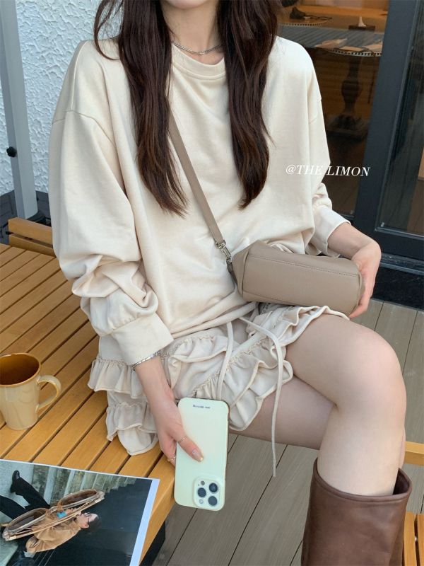 吸睛套裝 甜美休閒兩件套-2色 吸睛套裝 甜美休閒兩件套-2色