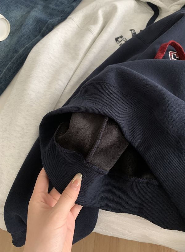 美式復古加絨連帽保暖棉衣-3色 美式復古加絨連帽保暖棉衣-3色