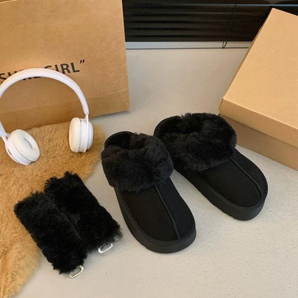 冬天就是要穿毛毛拖 厚底兩穿毛毛鞋-3色 冬天就是要穿毛毛拖 厚底兩穿毛毛鞋-3色