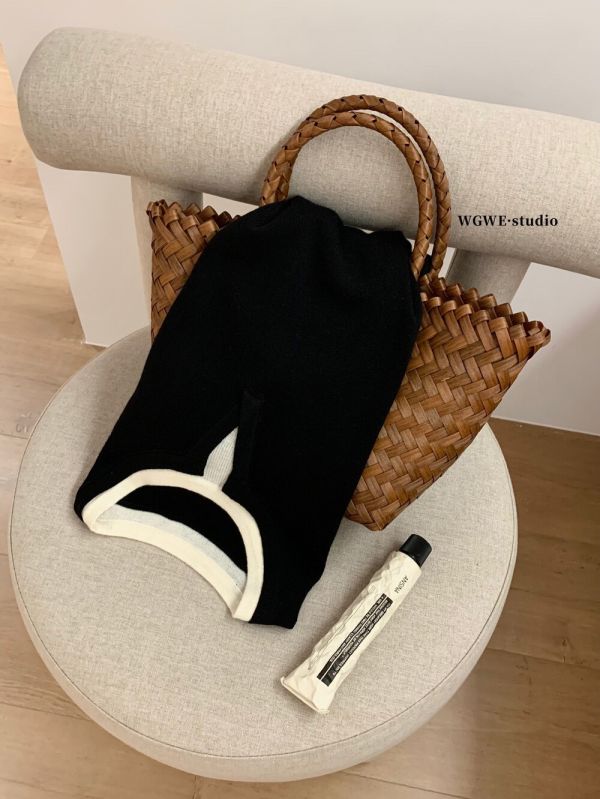 法式百搭修身顯瘦假兩件針織上衣-4色 法式百搭修身顯瘦假兩件針織上衣-4色