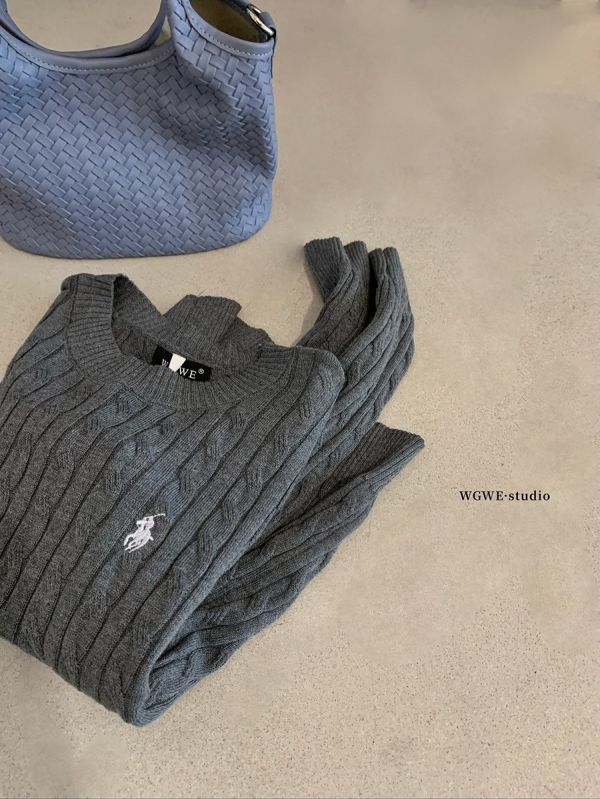 韓系休閒修身短款針織上衣-3色 韓系休閒修身短款針織上衣-3色