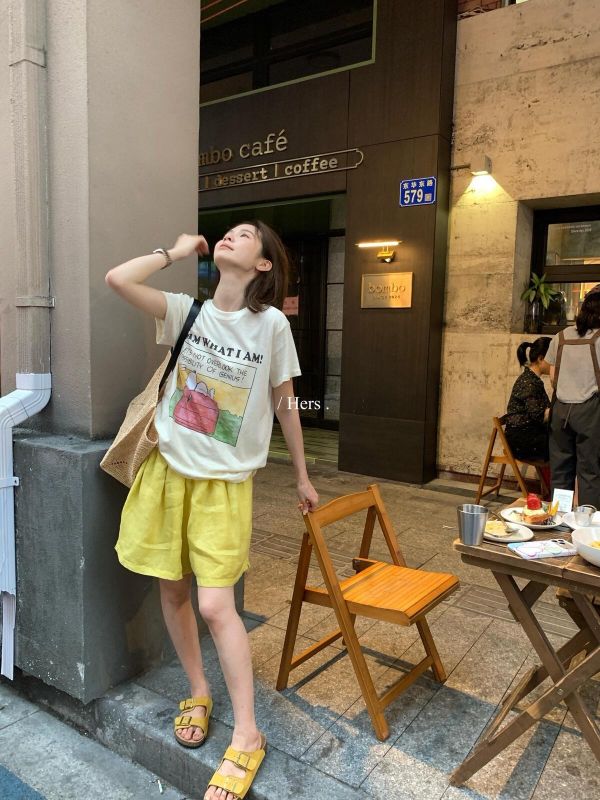 休閒趣味史努比印花T恤 休閒趣味史努比印花T恤