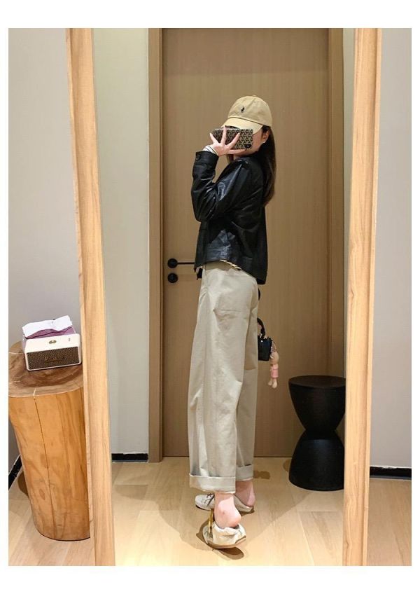 高彈立體剪裁九分窄版香蕉褲-3色 高彈立體剪裁九分窄版香蕉褲-3色