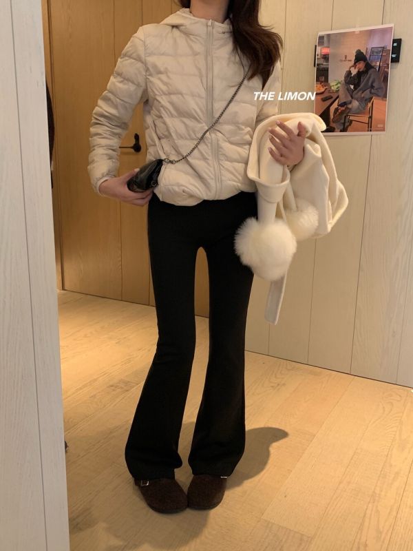 韓系磨毛高彈顯瘦加絨微喇瑜伽褲 韓系磨毛高彈顯瘦加絨微喇瑜伽褲