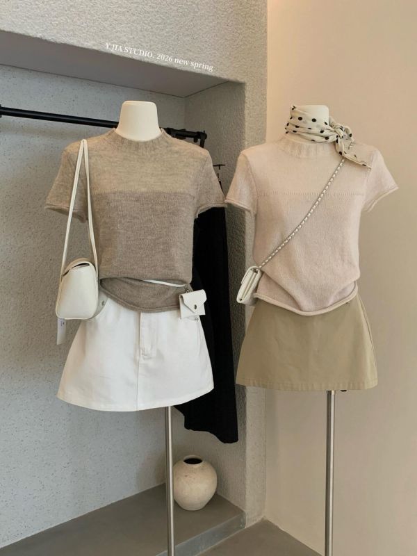 溫柔小姐姐質感鏤空透氣針織上衣-3色 溫柔小姐姐質感鏤空透氣針織上衣-3色