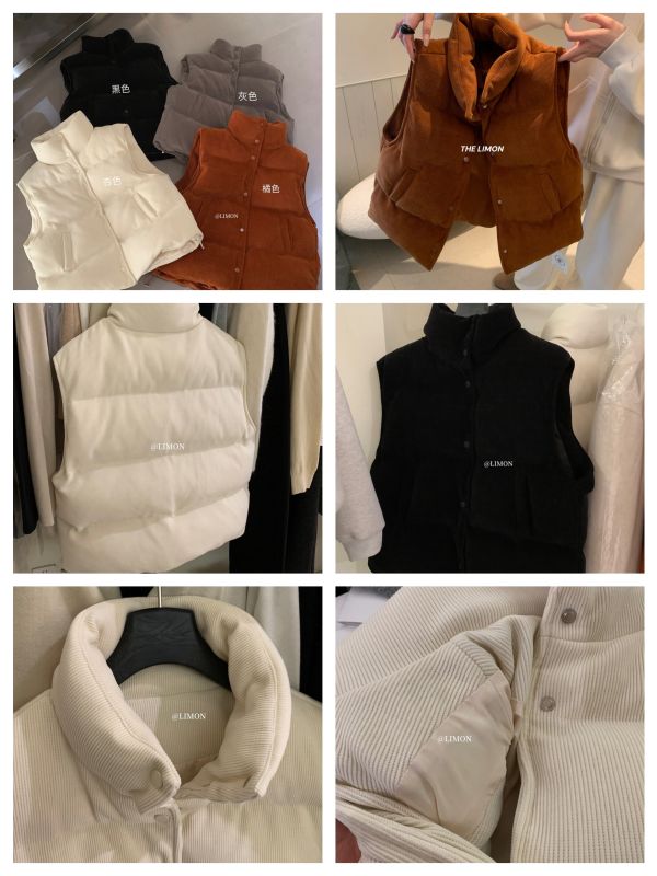 溫柔高級感 立領燈芯絨百搭鋪棉休閒背心-4色 溫柔高級感 立領燈芯絨百搭鋪棉休閒背心-4色