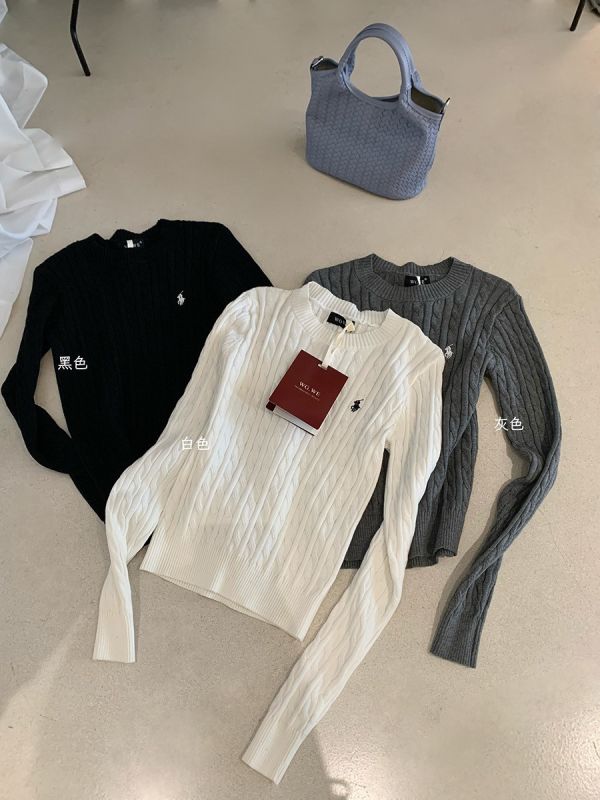 韓系休閒修身短款針織上衣-3色 韓系休閒修身短款針織上衣-3色