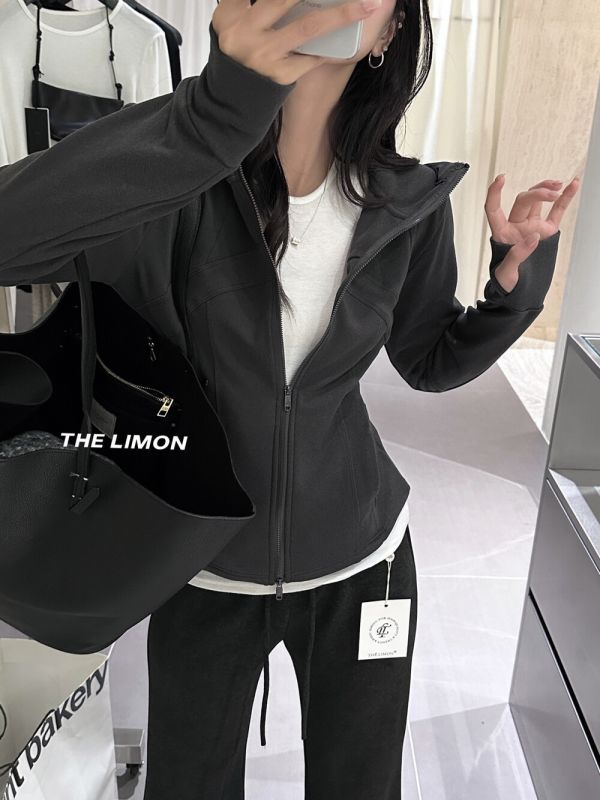 極簡風修身顯瘦薄絨磨毛拉鏈連帽外套-2色 極簡風修身顯瘦薄絨磨毛拉鏈連帽外套-2色