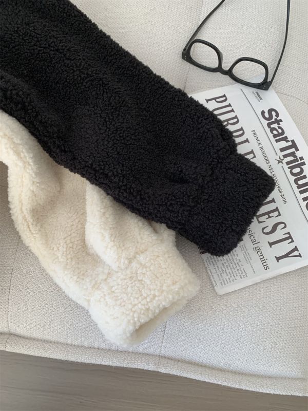 厚實雙面羊羔毛鬆弛感拉鏈毛衣外套-2色 厚實雙面羊羔毛鬆弛感拉鏈毛衣外套-2色