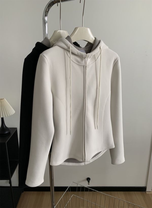 加厚保暖羊毛保暖連帽外套-2色 加厚保暖羊毛保暖連帽外套-2色