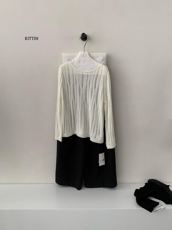 溫柔白月光氣質設計感針織衫-4色 溫柔白月光氣質設計感針織衫-4色