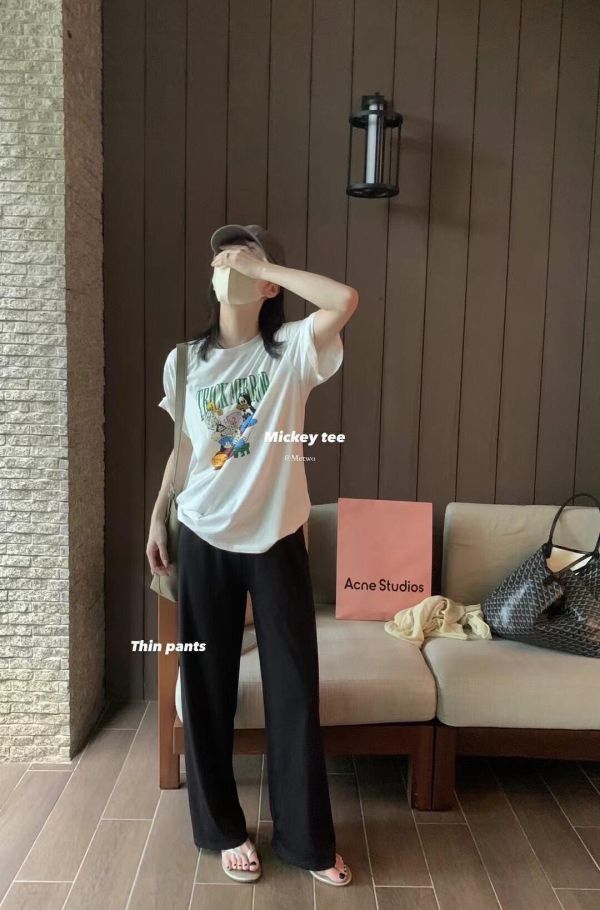 出門玩帶對褲子 好穿垂感舒適休閒褲 出門玩帶對褲子 好穿垂感舒適休閒褲