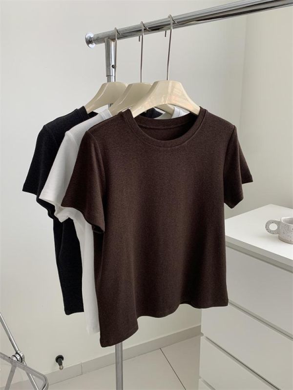 顯白香芋紫～垂感竹節棉純色T-5色 顯白香芋紫～垂感竹節棉純色T-5色