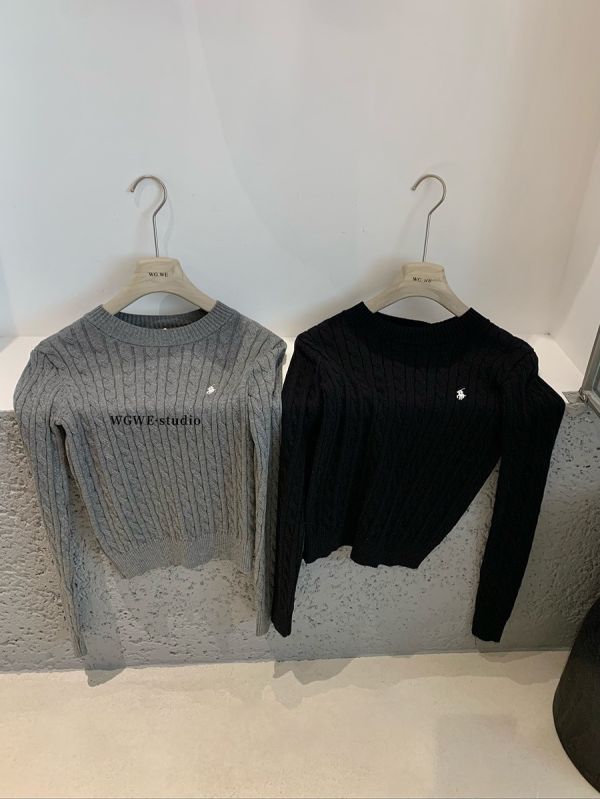 韓系休閒修身短款針織上衣-3色 韓系休閒修身短款針織上衣-3色