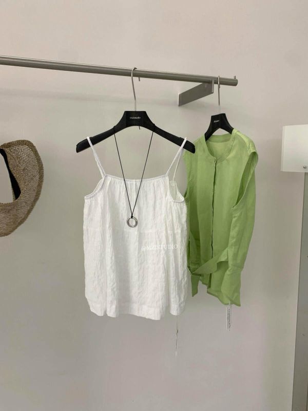 溫柔風復古條紋後背繫帶鏤空背心-3色 溫柔風復古條紋後背繫帶鏤空背心-3色