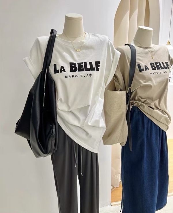 Korea 英文字母T shirt-3色 Korea 英文字母T shirt-3色