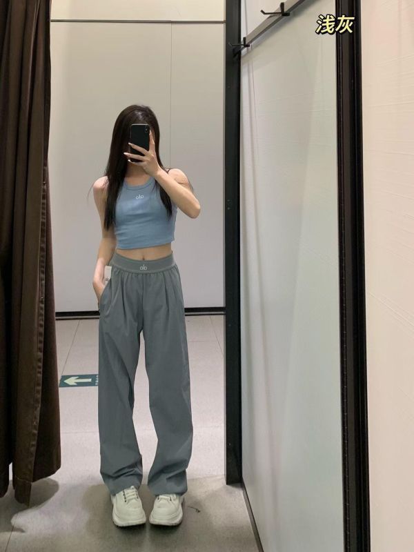 長腿神褲薄款寬鬆 休閒直筒運動鬆緊腰速乾闊腿褲-5色 長腿神褲薄款寬鬆 休閒直筒運動鬆緊腰速乾闊腿褲-5色