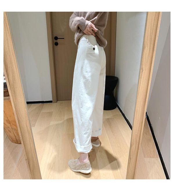 高彈立體剪裁九分窄版香蕉褲-3色 高彈立體剪裁九分窄版香蕉褲-3色