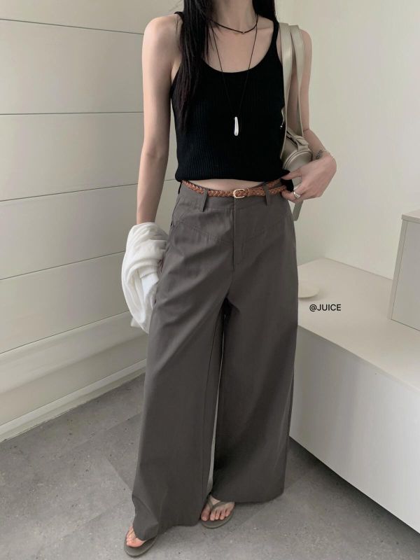 簡約日常百搭休閒褲-3色 簡約日常百搭休閒褲-3色