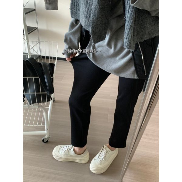 顯瘦魔術加絨彈力打底褲保暖小腳褲 顯瘦魔術加絨彈力打底褲保暖小腳褲