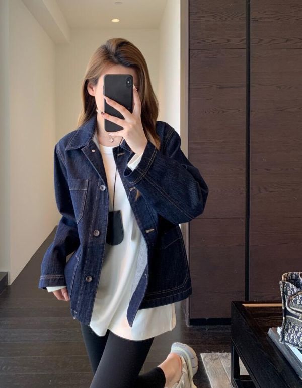 高品質百搭顯瘦復古牛仔上衣外套 高品質百搭顯瘦復古牛仔上衣外套