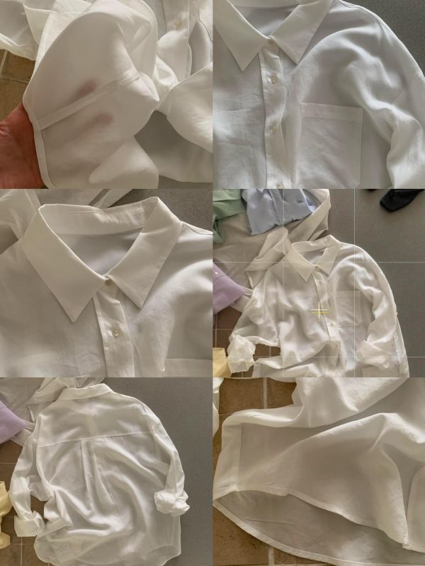 韓系簡約多巴胺基礎寬鬆襯衫上衣-10色 韓系簡約多巴胺基礎寬鬆襯衫上衣-10色