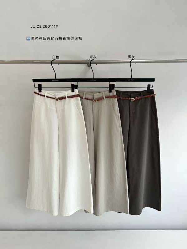 簡約日常百搭休閒褲-3色 簡約日常百搭休閒褲-3色