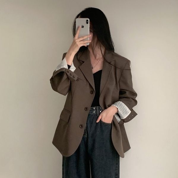 Korea 簡約質感西裝外套-3色 Korea 簡約質感西裝外套-3色