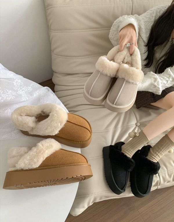 冬天就是要穿毛毛拖 厚底兩穿毛毛鞋-3色 冬天就是要穿毛毛拖 厚底兩穿毛毛鞋-3色