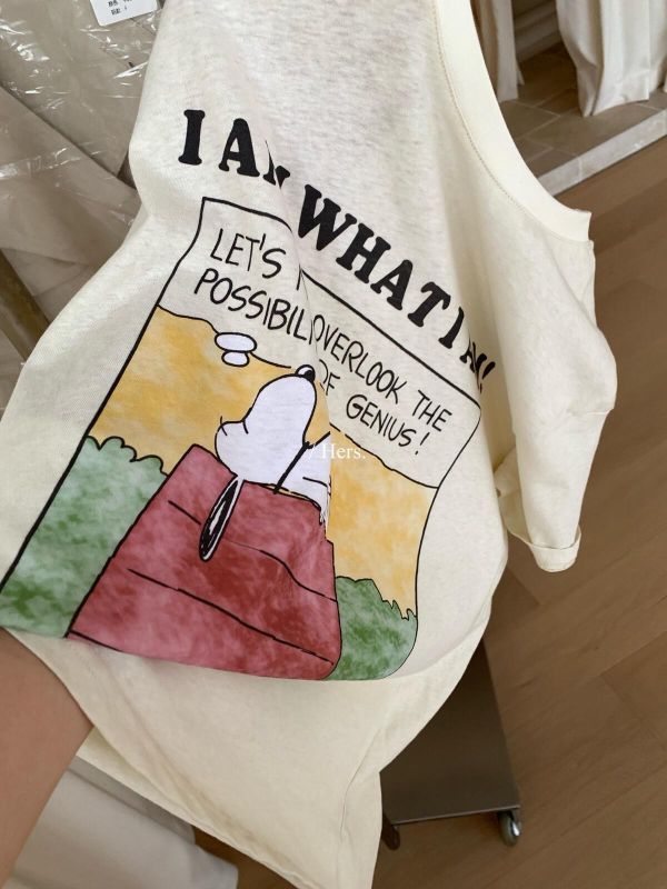 休閒趣味史努比印花T恤 休閒趣味史努比印花T恤