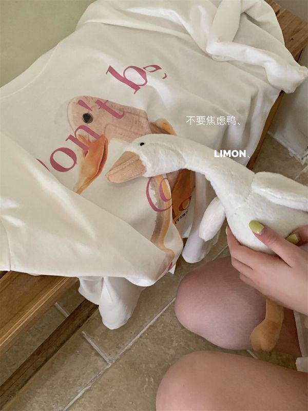 不要焦慮鴨大版T 趣味香蕉鴨上衣 不要焦慮鴨大版T 趣味香蕉鴨上衣